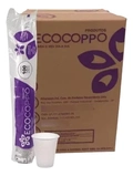Copo Descartável 180ml Transparente Ecocoppo Pct 100