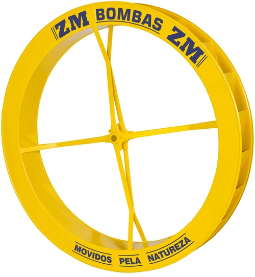 Roda d’água 1,50 x 0,25 metro - diâmetro 32,5mm