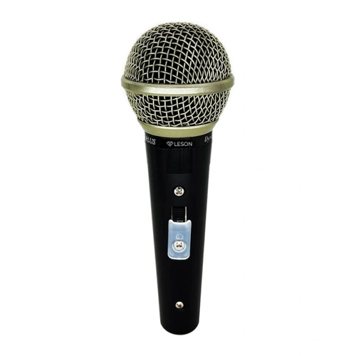 Microfone Leson Sm58 P4 - Preto Brilhante