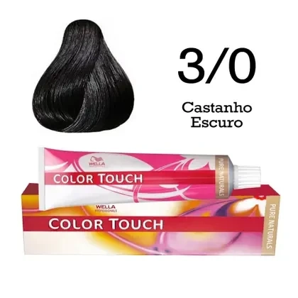 Tonalizante 3/0 Castanho Escuro Color Touch Wella Professional