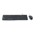 KIT MOUSE E TECLADO LOGITECH MK200 MULTIMIDIA C/FIO PRETO - 920-002718