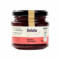 Geleia Artesanal de Morango com Pimenta Lyovibes – Vidro 185g