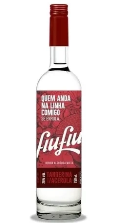 Cachaça Fiu Fiu Tangerina Com Acerola 750ml