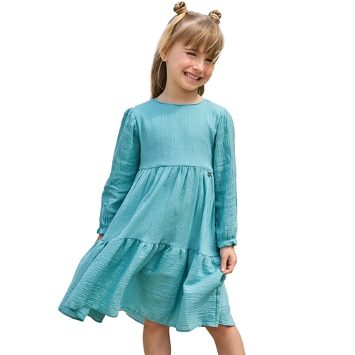 Vestido Manga Longa Midi Pokotinha - Feminino