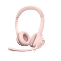 Headset Logitech H390 Rosa Estéreo Usb - 981-001280-v