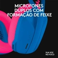 Headset Gamer Logitech G435, Azul, Sem Fio, Drivers de áudio 40 mm - 981-001061