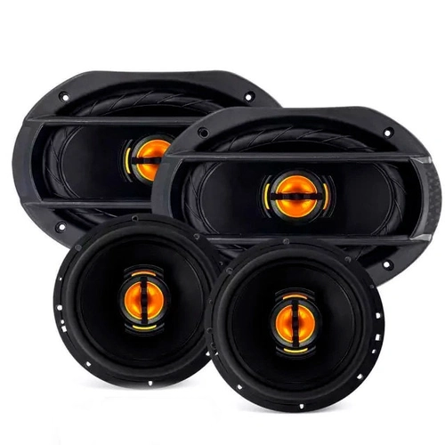 Kit C/ Par Af 6 Pol + Par Af 6x9 Flex 220w 4ohms Jb669 Preto Leson