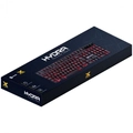Teclado Gamer Hydra 107 Teclas + 12 Multimídia Com Led Vermelho Sensacao Tecla Mecanica - Gt702
