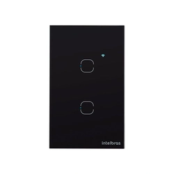 Interruptor Smart Zigbee Touch 2 Preto Ezs 1002 4850048