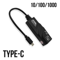 Cabo F3 Adaptador Tipo C Para RJ45 Gigabit 10/100/1000 Mbps - JC-TYC-R02