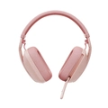 Headset Logitech Zone Vibe 100 Rosa S/ Fio 981-001223-c