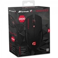Mouse Gamer Spider Tarantula Preto e vermelho Fortrek - Om-702