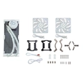 Water Cooler Masterliquid Core 240l Branco 2 Fans Argb Cooler Master - Mlw-d24m-a18pz-rw