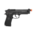 Pistola de Airsoft a Gás Green Gás QGK 92 A1 Slide Metal BK GBB 6mm- QGK