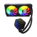 Water Cooler Pcyes Tundra Black Vulcan Argb 240mm - Wctbv240