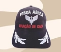 Boné Força Aérea Aviação de Caça (Aba Bordada)