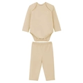 Conjunto Body Manga Longa e Calça em Cotton Lik Kids - Menina