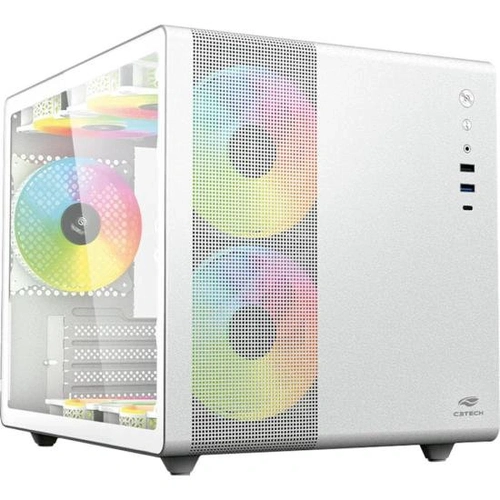 Gabinete Gamer C3tech Aquarius Branco - MT-G710