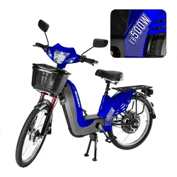 Bicicleta Scooter Eletrica Eb500w Wx-01 Wehawk Bat 48v 12ah azul