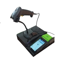 Totem de Autoatendimento + Leitor de códigos (PEDESTAL)