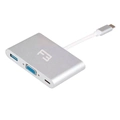 Cabo Adaptador F3 3 em 1 Usb-C Tipo-C 3.1 x VGA - JC-TYC-VGA31