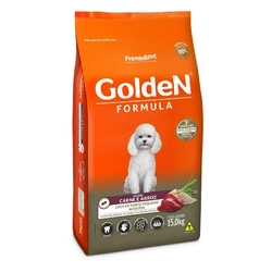 Ração Golden Fórmula para Cães Adultos Porte Pequeno Sabor Carne e Arroz 15kg