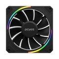 Cooler Fan para Gabinete Sangue Frio 3 ARGB Black Vulcan Reverse 120MM Pcyes - ARGRVSF3BR