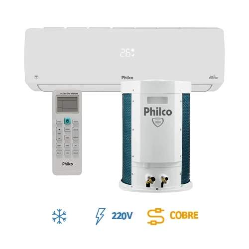 Ar-Condicionado Split HW Inverter Philco 24.000 BTUs Frio 220V