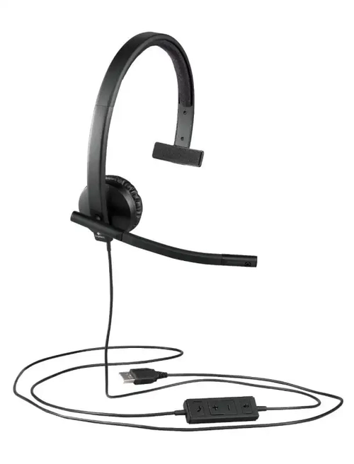 Headset Logitech H570e Mono Usb Vc 981-000570-r