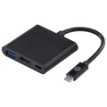 Adaptador Hub Vinik Usb-c Tipo-c x Usb-c Tipo-c Hdmi 4k Usb 3.0 20cm - Hchuc-20