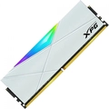 Memória XPG Spectrix D50 RGB, 8GB, 3200MHz, DDR4, CL16, Branca, AX4U32008G16A-SW50