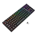 Teclado Mecânico Gamer Redragon Kumara Elite RGB Wireless Preto - K552-krs Pt-brown