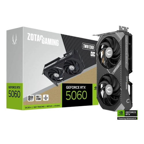 Zotac Gaming Geforce Rtx 5060 8gb 128bits Gddr7 Twin Edge Oc  Zt-b50600h-10m