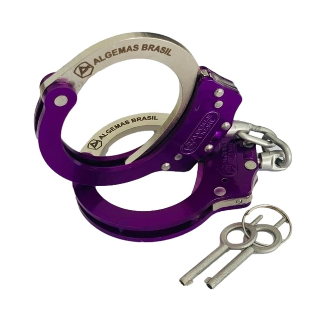 Algema Aço Carbono 1020 Lilás / Niquelada