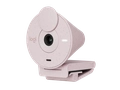 Webcam Logitech Brio 300, Full HD, Rosa - 960-001446