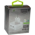 Carregador Rápido Turbo 2 Usb-c 4.0a 65w Xc-ur45 Flex