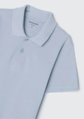 Camisa Polo Básica Azul Hering - Masculina