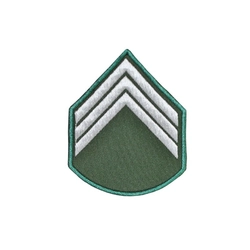 Divisas Bordada Verde Oliva (Par)