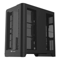Gabinete Thermaltake Mid Tower View 390 Flow TG USB Type-C BLACK Vidro Temperado Com 2 X Fans 120mm CA-11F-00M1WN-00