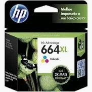 Cartucho Original HP 664XL Color - 1115 / 2134 / 2136 / 2676 / 3636 / 3776 / 3786 / 3788 / 3790 / 3836 / 4536 / 4676 / 5076 / 5276