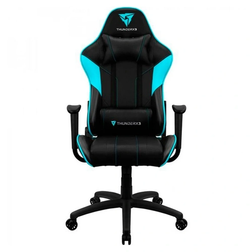 Cadeira Gamer ThunderX3 EC3, Até 120 kg, Preto e Ciano - 67998