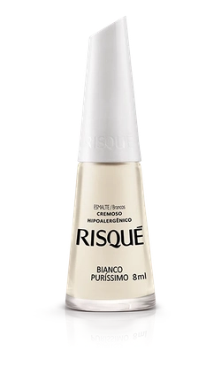 Esmalte Cremoso Risqué Bianco Puríssimo 8ml
