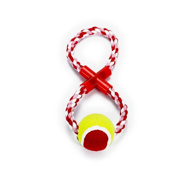 Brinquedo Mordedor com Alça e Bola para Cães