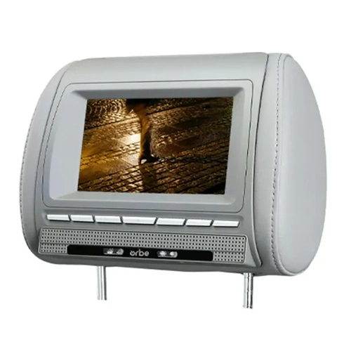 Encosto De Cabeça Com Monitor Orbe Banbo 7 Polegadas Cinza Omc750-h
