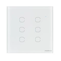 Interruptor Smart Wi-fi Touch 6 Teclas Branco Ews 1006 4850030