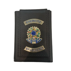 Carteira Exercito Brasileiro Brasão com Lapela (Metal)