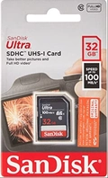 Cartão Memória SDHC 32GB Ultra 100MBs Sandisk