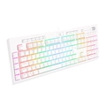 Teclado  Redragon Brahma PRO RGB Switch Marrom Branco - K586W-RGB-PRO-PT-BROWN
