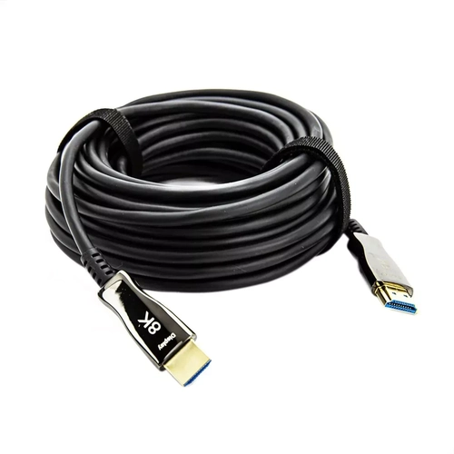 Cabo Hdmi Optico 2.1 4k 19 Pinos 50-mts