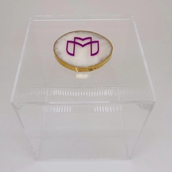 Caixa Seringas da semana Quartzo  - Logo alto relevo inicial ou desenho